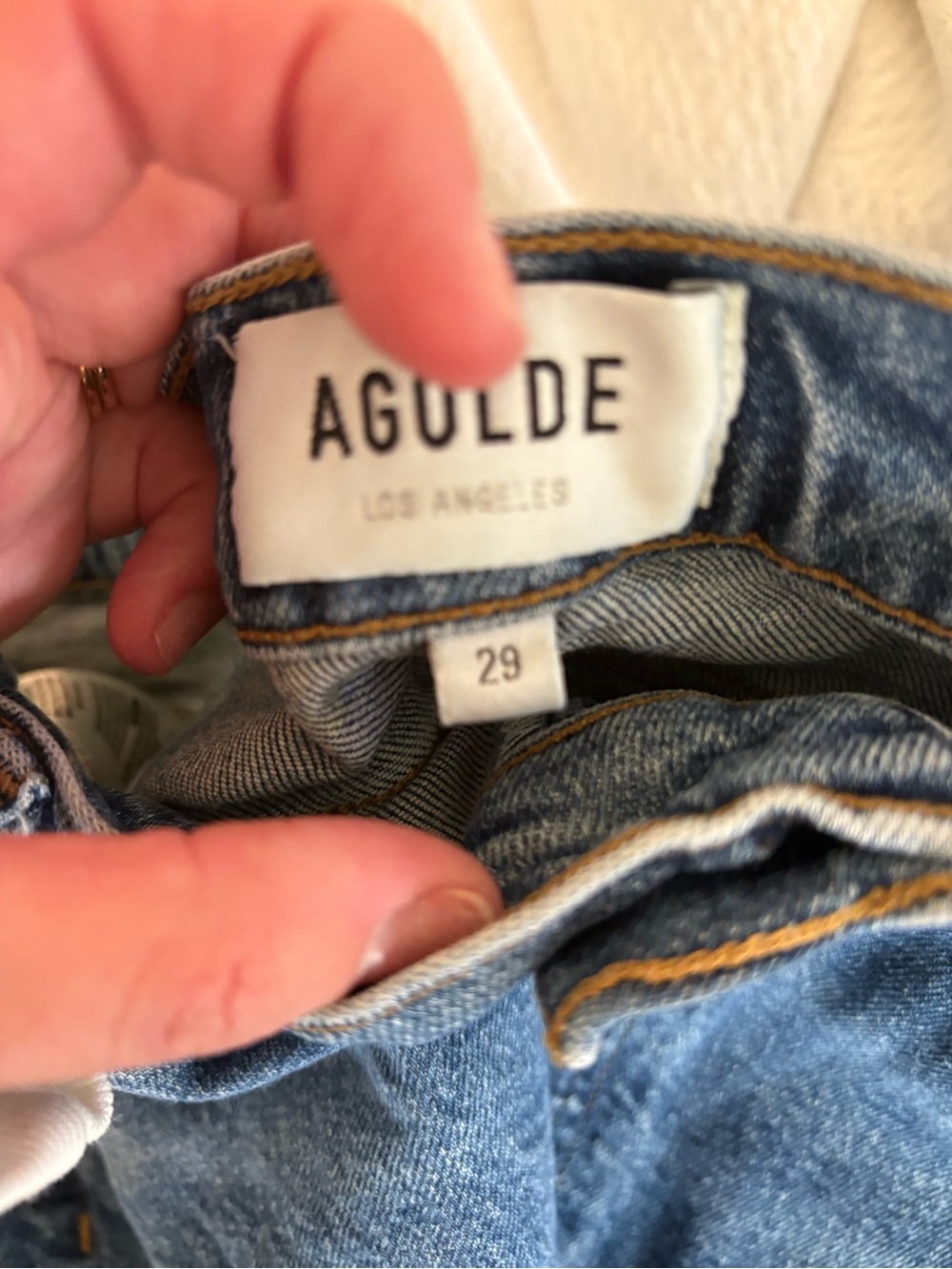 Mystery Bundle! AGOLDE and Mother Denim! Size 29-30, 4 pairs! Blue, grey, black.